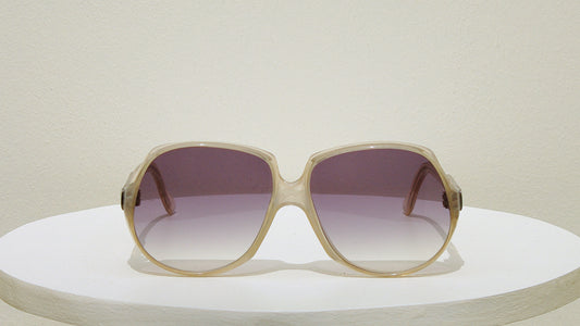 YVES SAINT LAURENT - original vintage sunglasses with transparent frame